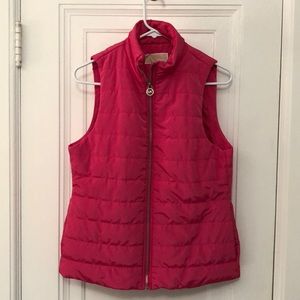 NWT hot pink Michael Kors vest